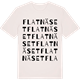 Vintage White t-shirt med Flatnäset ordlek t-shirt