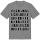 Mid Heather Gray t-shirt med Flenarna ordlek t-shirt