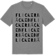 Mid Heather Gray t-shirt med Flickerbäcken ordlek t-shirt