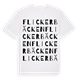 Flickerbäcken ordlek t-shirt