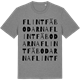 Mid Heather Gray t-shirt med Flintfäbodarna ordlek t-shirt