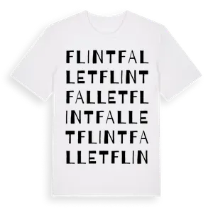 Flintfallet ordlek t-shirt – ekologisk bomull t-shirt från Pinshirt