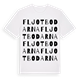 Fljotbodarna ordlek t-shirt