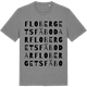 Mid Heather Gray t-shirt med Flobergets fäbodar ordlek t-shirt