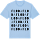 Blue Soul t-shirt med Floda ordlek t-shirt