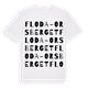 Floda-Orsberget ordlek t-shirt