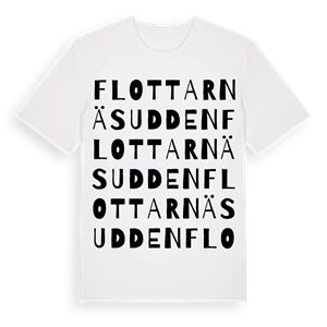 Flottarnäsudden ordlek t-shirt – ekologisk bomull t-shirt från Pinshirt