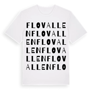 Flovallen ordlek t-shirt – ekologisk bomull t-shirt från Pinshirt