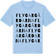 Blue Soul t-shirt med Flygargårdarna ordlek t-shirt
