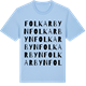 Blue Soul t-shirt med Folkarbyn ordlek t-shirt