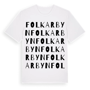 Folkarbyn ordlek t-shirt – ekologisk bomull t-shirt från Pinshirt