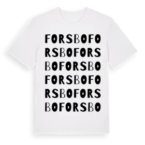Forsbo ordlek t-shirt – ekologisk bomull t-shirt från Pinshirt