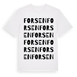 Forsen ordlek t-shirt – ekologisk bomull t-shirt från Pinshirt
