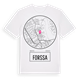 White t-shirt med Forssa t-shirt
