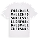 Foskdalsvallen ordlek t-shirt