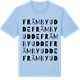 Blue Soul t-shirt med Främby udde ordlek t-shirt