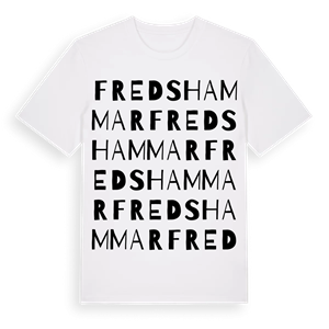 Fredshammar ordlek t-shirt – ekologisk bomull t-shirt från Pinshirt