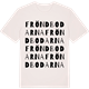 Vintage White t-shirt med Fröndbodarna ordlek t-shirt