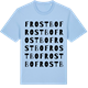 Blue Soul t-shirt med Frostbo ordlek t-shirt
