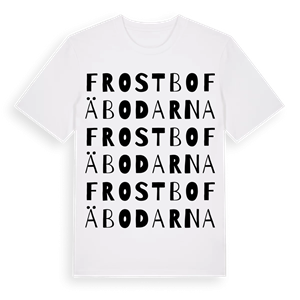Frostbofäbodarna ordlek t-shirt – ekologisk bomull t-shirt från Pinshirt