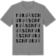 Mid Heather Gray t-shirt med Furuåsen ordlek t-shirt
