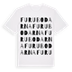 Furubodarna ordlek t-shirt