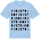 Blue Soul t-shirt med Furustrand ordlek t-shirt