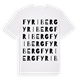Fyriberg ordlek t-shirt