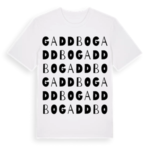Gaddbo ordlek t-shirt – ekologisk bomull t-shirt från Pinshirt