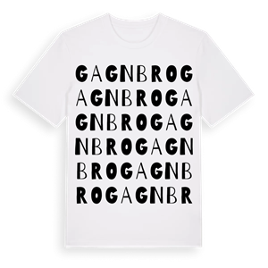 Gagnbro ordlek t-shirt – ekologisk bomull t-shirt från Pinshirt