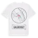White t-shirt med Galgberget t-shirt