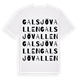 Galsjövallen ordlek t-shirt