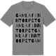 Mid Heather Gray t-shirt med Gamla Finntorpet ordlek t-shirt