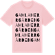 Pink Cotton t-shirt med Gamla Herrgården ordlek t-shirt