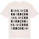 Vintage White t-shirt med Gamla Herrgården ordlek t-shirt
