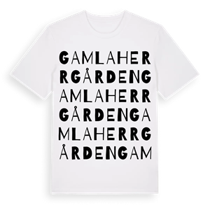 Gamla Herrgården ordlek t-shirt – ekologisk bomull t-shirt från Pinshirt