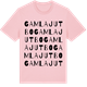 Pink Cotton t-shirt med Gamla Jutbo ordlek t-shirt