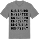 Mid Heather Gray t-shirt med Gamla Mornässätern ordlek t-shirt