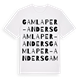 Gamla Per-Anders ordlek t-shirt