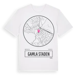 Gamla Staden t-shirt – ekologisk bomull t-shirt från Pinshirt