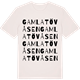 Vintage White t-shirt med Gamla Tövåsen ordlek t-shirt