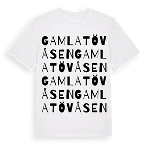 Gamla Tövåsen ordlek t-shirt – ekologisk bomull t-shirt från Pinshirt