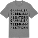 Mid Heather Gray t-shirt med Gammalsätern ordlek t-shirt