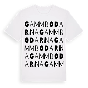 Gammbodarna ordlek t-shirt – ekologisk bomull t-shirt från Pinshirt