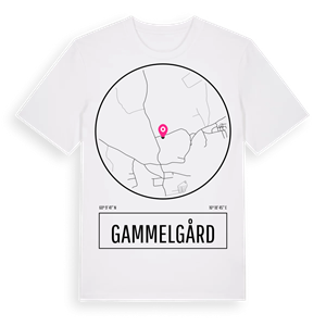 Gammelgård t-shirt – ekologisk bomull t-shirt från Pinshirt