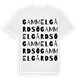 Gammelgårdsö ordlek t-shirt