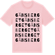 Pink Cotton t-shirt med Gänsberget ordlek t-shirt
