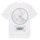 White t-shirt med Gärdet t-shirt
