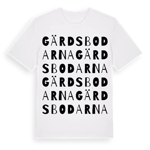 Gärdsbodarna ordlek t-shirt – ekologisk bomull t-shirt från Pinshirt