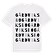 Gårdviksbo ordlek t-shirt